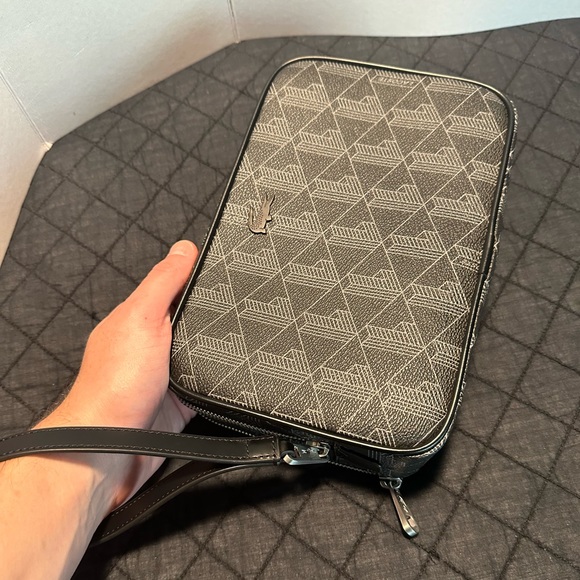 LACOSTE | the blend monogram print canvas travel bag - Picture 6 of 9